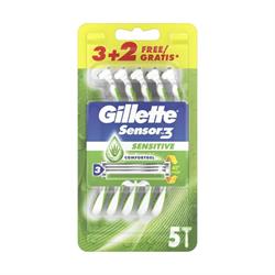 SENSOR 3 U&G X 3+2PZ GILLETTE SENSITIVE