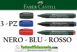 MARKER BLU/NERO/ROSSO X12